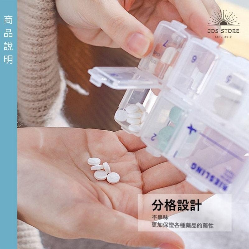 【JDS生活百貨】 6113藥盒分藥器隨身便攜藥片 小號迷你收納盒  藥物分格裝藥  旅行戶外-細節圖4