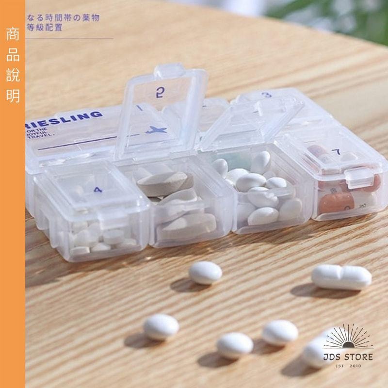 【JDS生活百貨】 6113藥盒分藥器隨身便攜藥片 小號迷你收納盒  藥物分格裝藥  旅行戶外-細節圖6