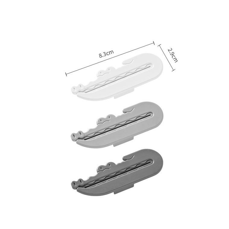 【JDS生活百貨】🛒日本KM.1189 鱷魚嘴造型擠膏器 擠牙膏 擠醬料器 擠洗面乳器/生活用品-細節圖2