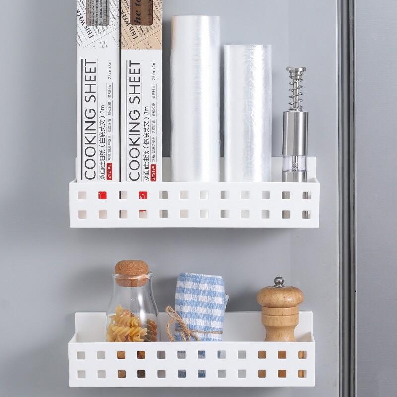 JDS台灣現貨🛒日本KM.6359 冰箱微波爐置物架 收納盒 超強吸力 廚房收納 辦公收納-細節圖4