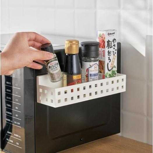 JDS台灣現貨🛒日本KM.6359 冰箱微波爐置物架 收納盒 超強吸力 廚房收納 辦公收納-細節圖6