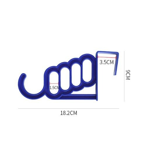 【JDS生活百貨】🛒 日本KM.325 門後掛鉤免釘壁掛門上 掛衣架無痕免釘強力門背式衣架-細節圖2