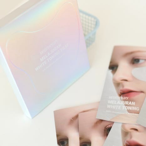 MEDITHERAPY｜白玉冰晶煥白 眼頰膜 谷胱甘肽 淡化黑色素 玻尿酸 保濕 盒裝 單片｜AnniuKr｜-細節圖2