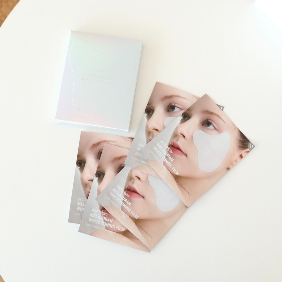 MEDITHERAPY｜白玉冰晶煥白 眼頰膜 谷胱甘肽 淡化黑色素 玻尿酸 保濕 盒裝 單片｜AnniuKr｜-細節圖3