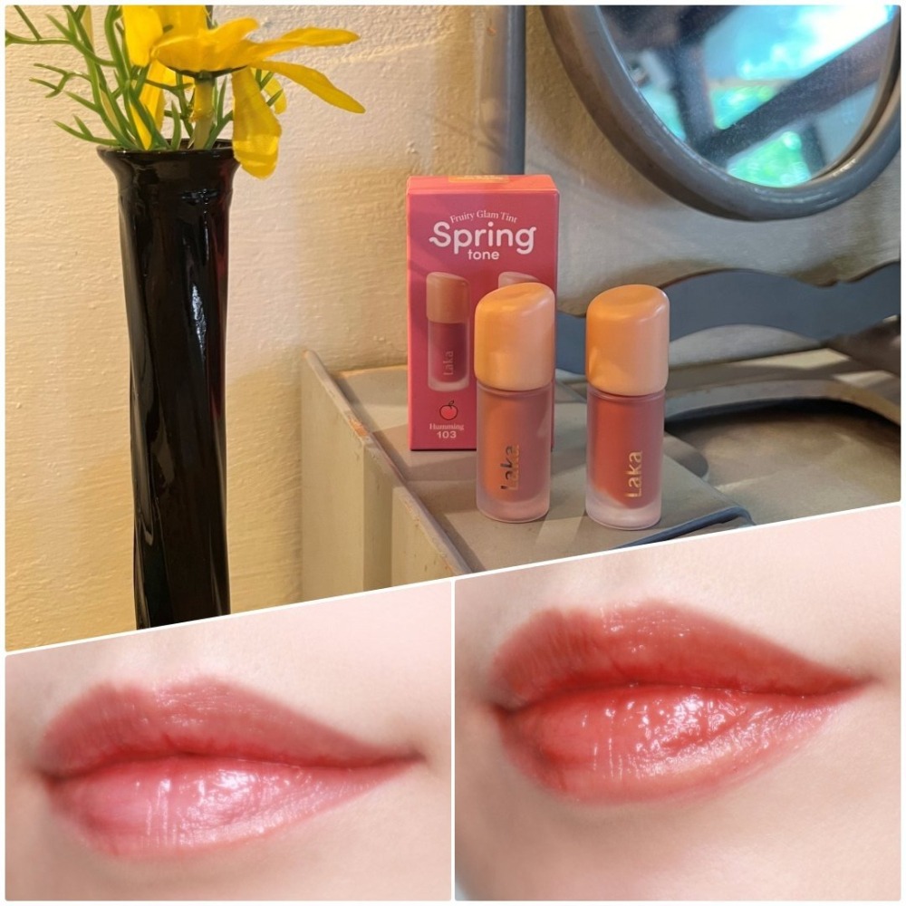 Laka｜果然持久水光唇釉｜純素 無性別彩妝 迷你兩入組 1.9gx2｜AnniuKr｜-細節圖2