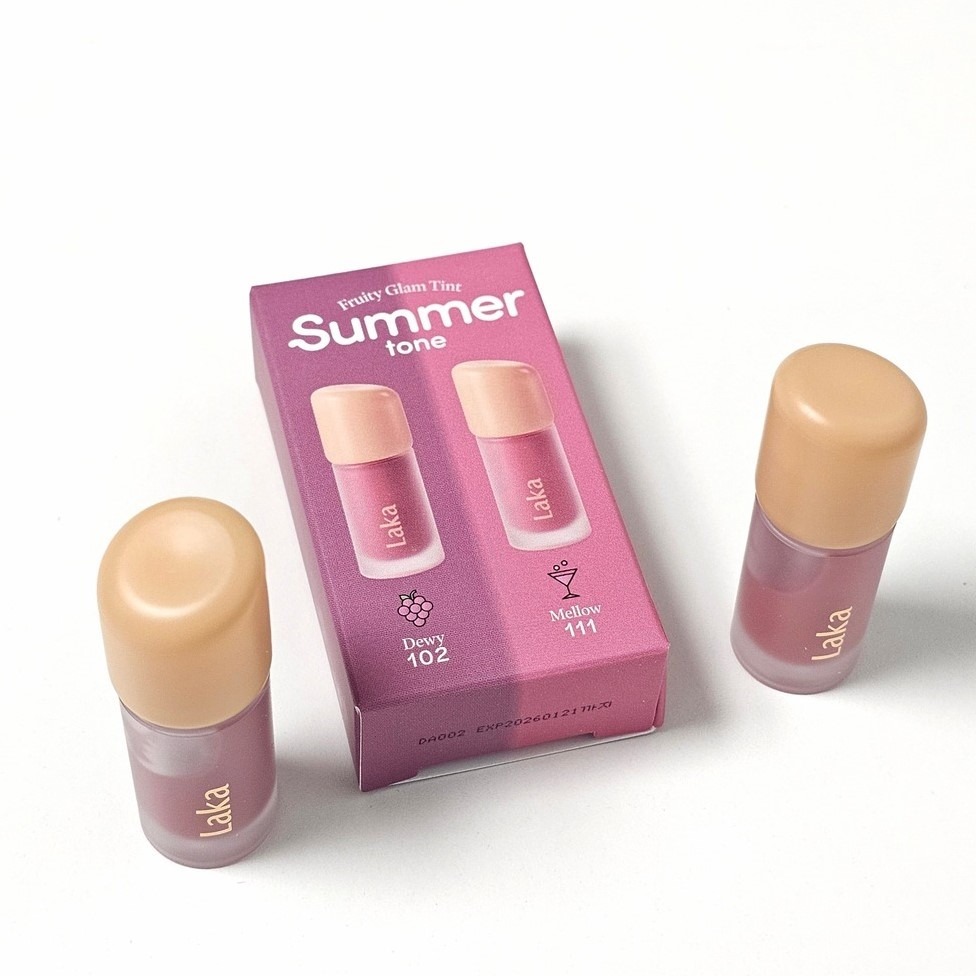 Laka｜果然持久水光唇釉｜純素 無性別彩妝 迷你兩入組 1.9gx2｜AnniuKr｜-細節圖4