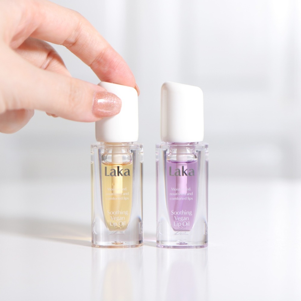 Laka｜純素滋養護唇油 2款｜全素配方 無性別彩妝 植物油 天然原料 透明無色 打底唇妝 嘟嘟唇｜AnniuKr｜-細節圖3