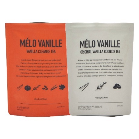 MELO VANILLE｜香草茶 國寶茶 仙女 天然茶包 高級香草豆 無咖啡因 低熱量 奶茶 冰淇淋｜AnniuKr｜-規格圖1
