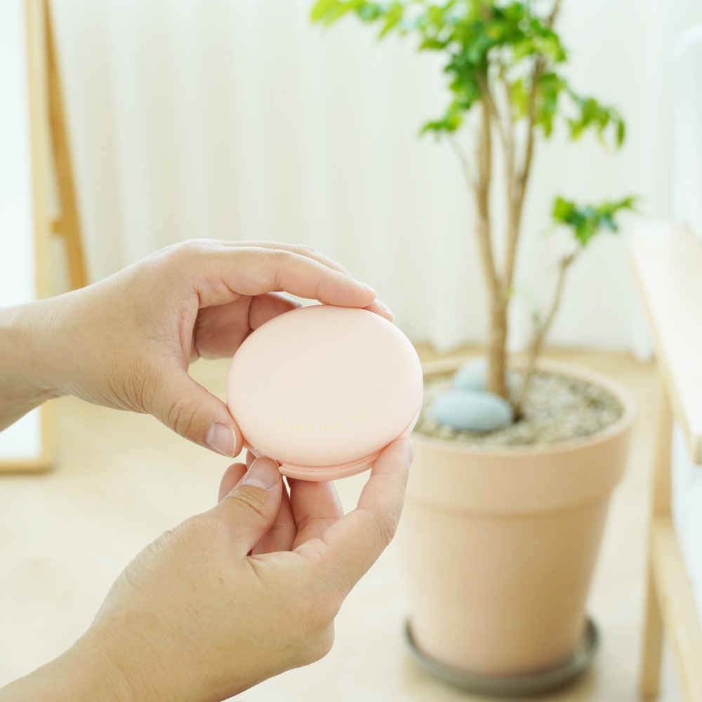 SO NATURAL｜蜜桃爽身粉餅 爽身蜜粉 蜜桃芳香 韓國人氣品牌｜AnniuKr｜-細節圖7