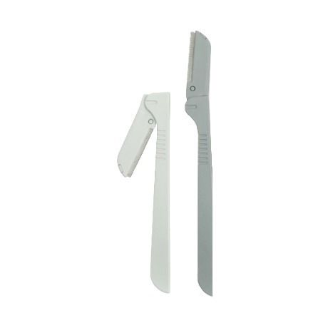 折疊修眉刀 灰2入