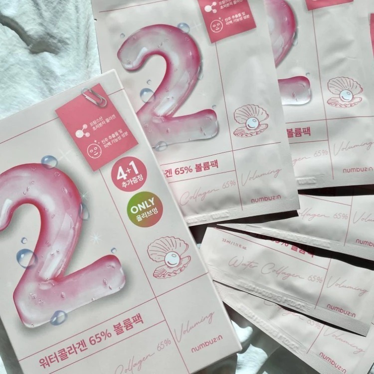 numbuzin 潤碧之茵｜全系列 數字面膜 細緻服貼 保濕 膠原蛋白 補水 舒緩 提亮 彈力緊緻｜AnniuKr｜-細節圖5