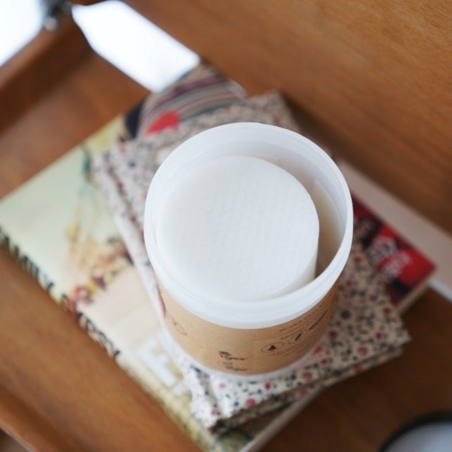 SKINFOOD｜純素胡蘿蔔鎮定爽膚棉片 純素 泛紅 舒緩 鎮定 補水 溫和 柔嫩 格狀純棉 棉片｜AnniuKr｜-細節圖3