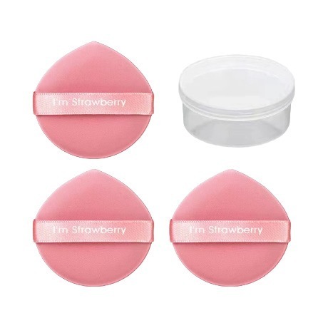 MIC｜♡小紅書♡ ｜派係粉撲 乾濕兩用美妝蛋｜乳膠粉撲 圓形海綿 美妝工具 上妝必備｜AnniuKr｜-規格圖7