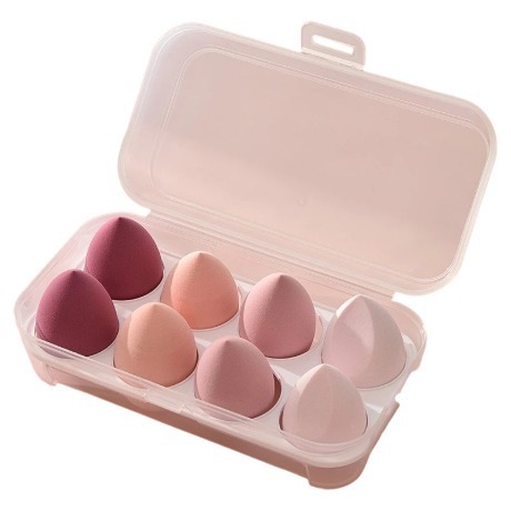 MIC｜♡小紅書♡ ｜派係粉撲 乾濕兩用美妝蛋｜乳膠粉撲 圓形海綿 美妝工具 上妝必備｜AnniuKr｜-規格圖7