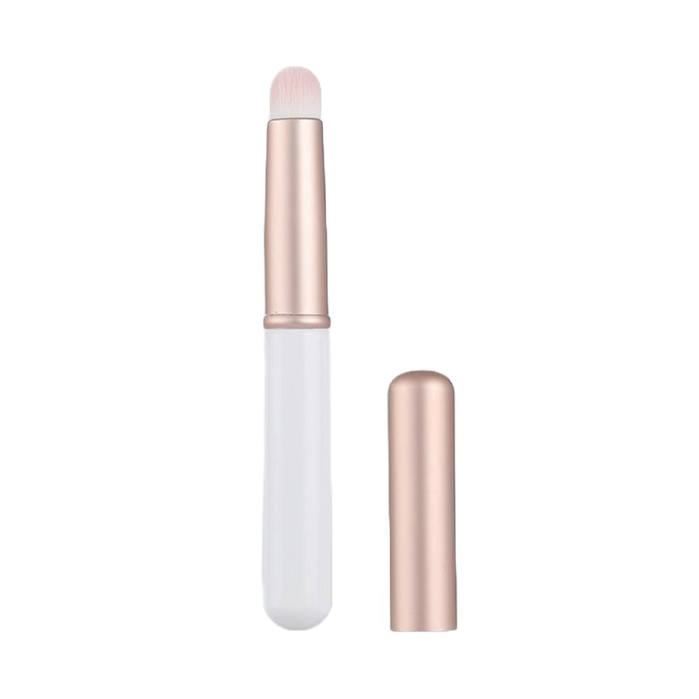 白色 帶蓋迷你唇刷