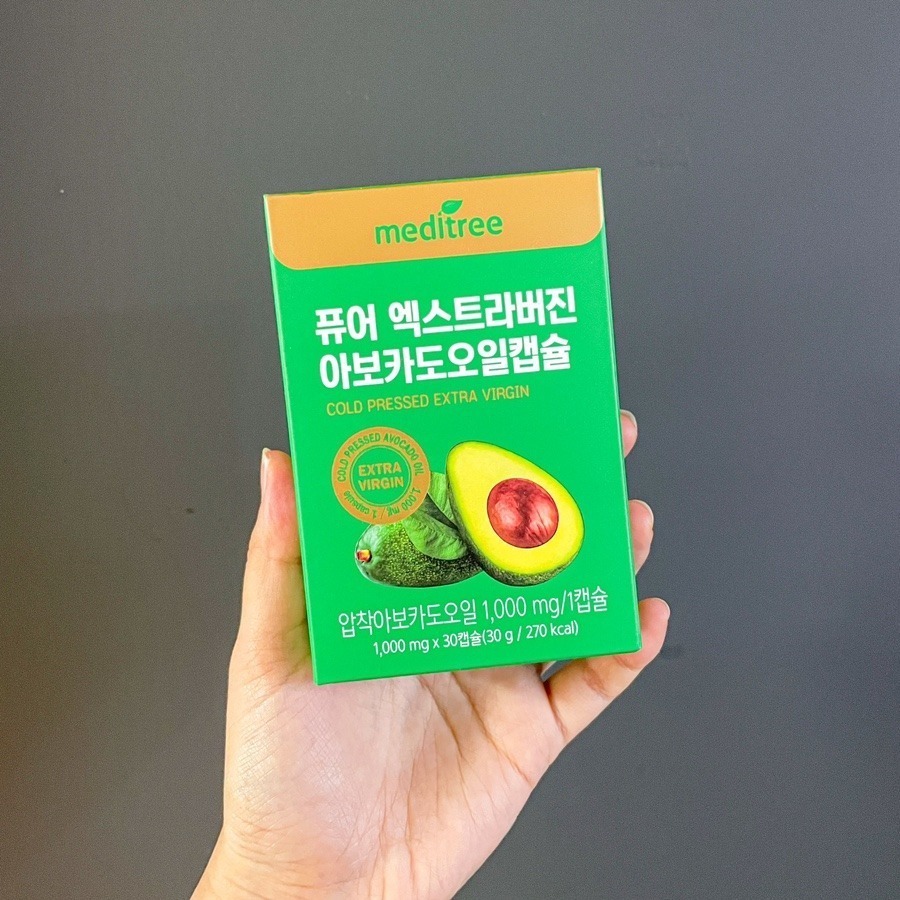 MEDITREE｜冷壓初榨酪梨油膠囊 酪梨油 牛油果膠囊 膠囊 酪梨 韓國 1盒30入｜AnniuKr｜-細節圖7
