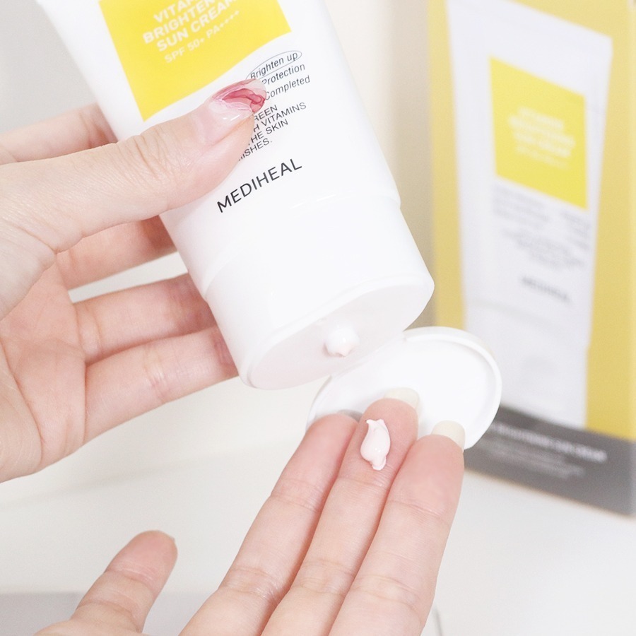 MEDIHEAL｜維他命C亮白防曬霜1+1 改善瑕疵 自然色調 低敏防曬霜｜AnniuKr｜-細節圖4