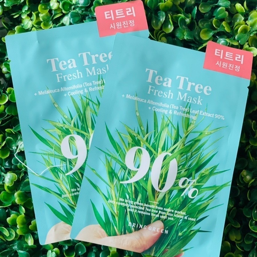 BRING GREEN｜品牌旅行小包裝 舊款 茶樹清涼面膜 修護 舒緩 清爽 鎮靜｜AnniuKr｜-細節圖5