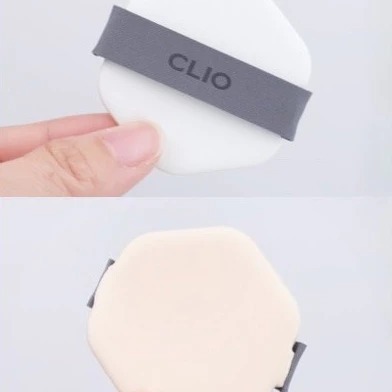 CLIO｜珂莉奧 氣墊粉撲 單入裝 薄荷綠盒 原始白盒 六角 圓底尖頭 替換 持久 貼妝｜AnniuKr｜-細節圖2