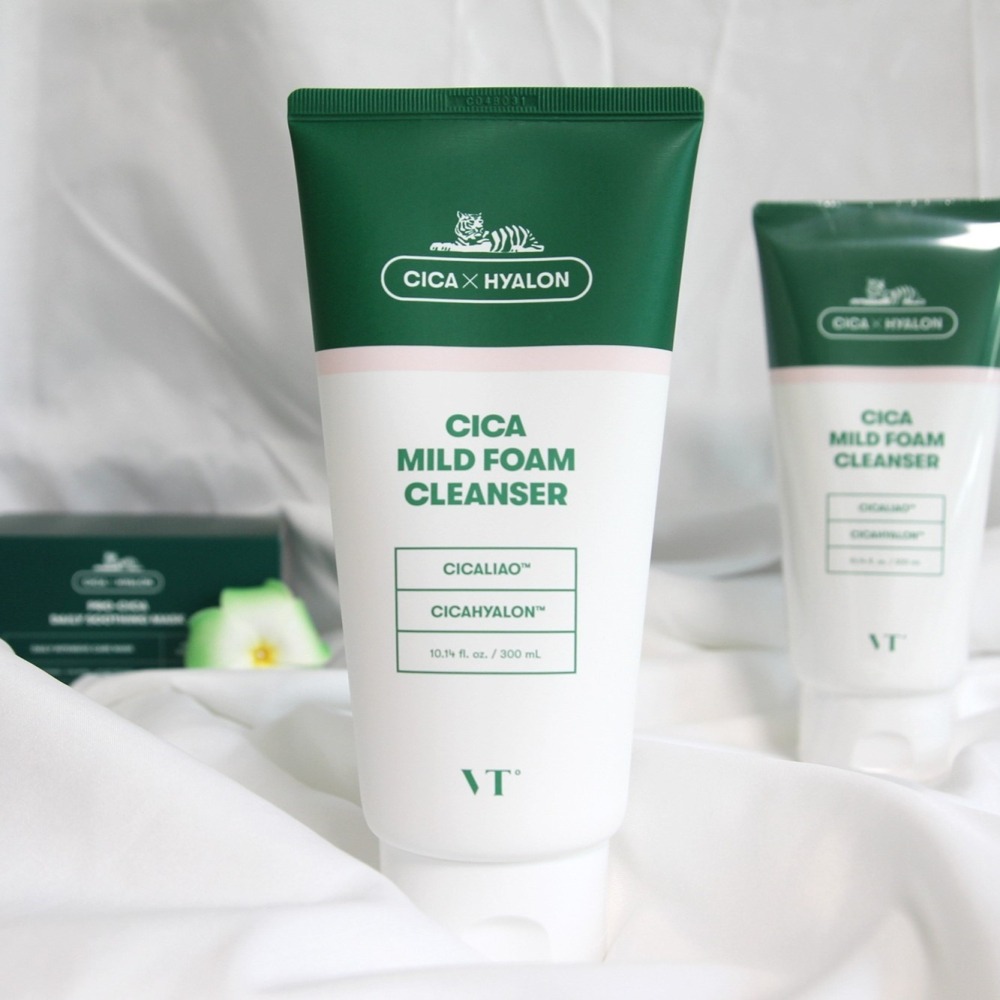 VT COSMETICS｜積雪草溫和泡沫洗面乳 老虎微晶全效潔面乳 積雪草老虎洗面乳 洗面乳 積雪草｜AnniuKr｜-細節圖2
