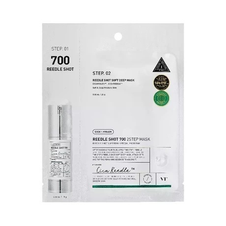 VT COSMETICS｜老虎微晶  STEP面膜 REEDLE SHOT 緊致肌膚 微晶精華 面膜｜AnniuKr｜-規格圖1