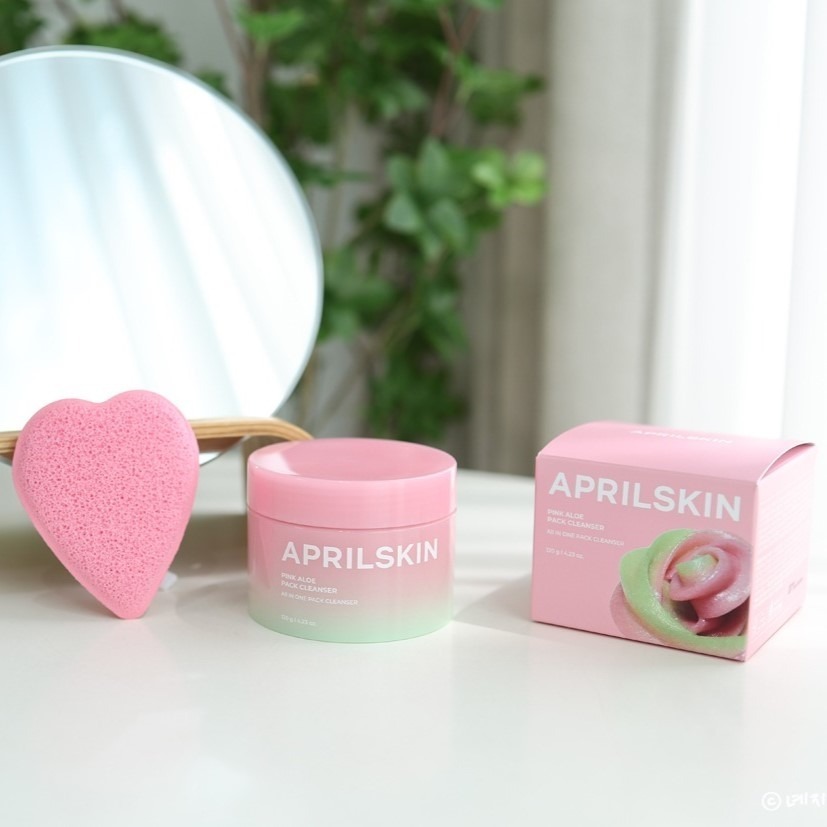 APRILSKIN｜胡蘿蔔深層潔淨卸妝霜 粉紅蘆薈潔顏蛋白霜 溫和舒緩 清潔 溶解黑頭 洗敷嫩透亮｜AnniuKr｜-細節圖5