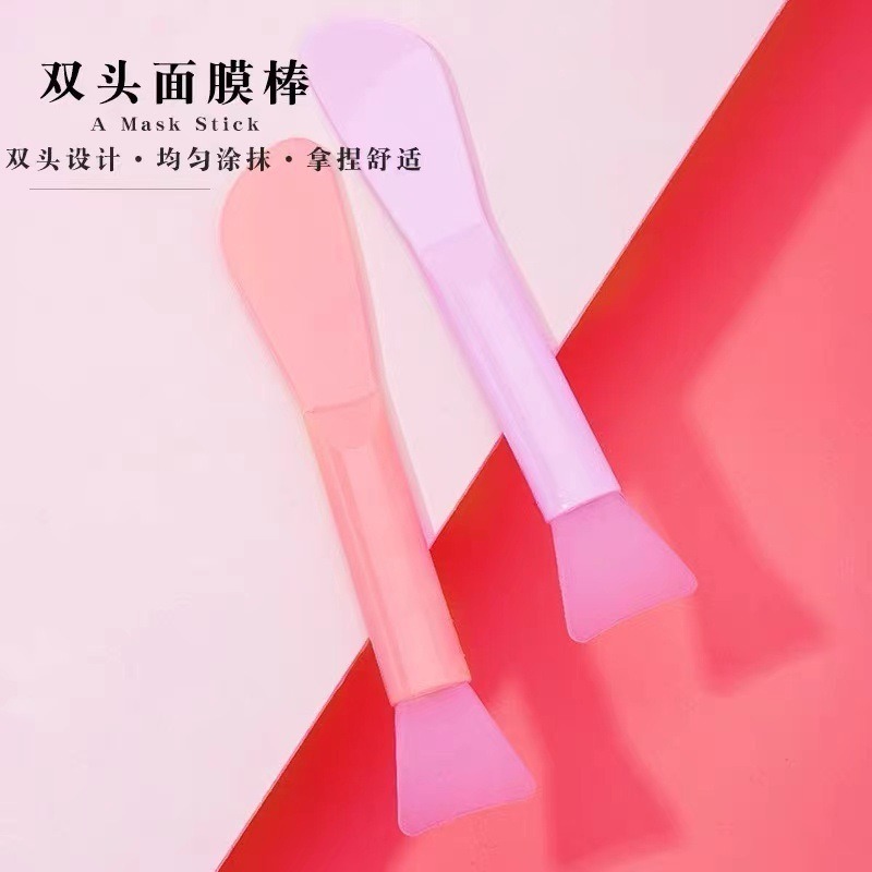 MIC｜♡小紅書♡ 矽膠面膜刷 面膜刷 敷臉刷 美容刷 美容工具 雙頭面膜刷 護膚工具 刷具｜AnniuKr｜-細節圖9