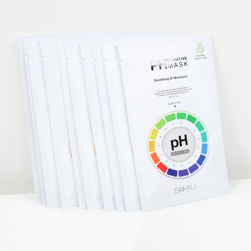 SAM＇U｜PH舒緩平衡面膜 保濕面膜 保濕舒緩面膜 敏感肌膚 韓國面膜 滋潤不乾燥 精華 集中保濕｜AnniuKr｜-細節圖5