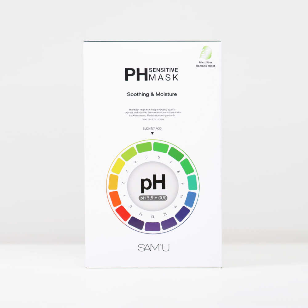 SAM＇U｜PH舒緩平衡面膜 保濕面膜 保濕舒緩面膜 敏感肌膚 韓國面膜 滋潤不乾燥 精華 集中保濕｜AnniuKr｜-細節圖7