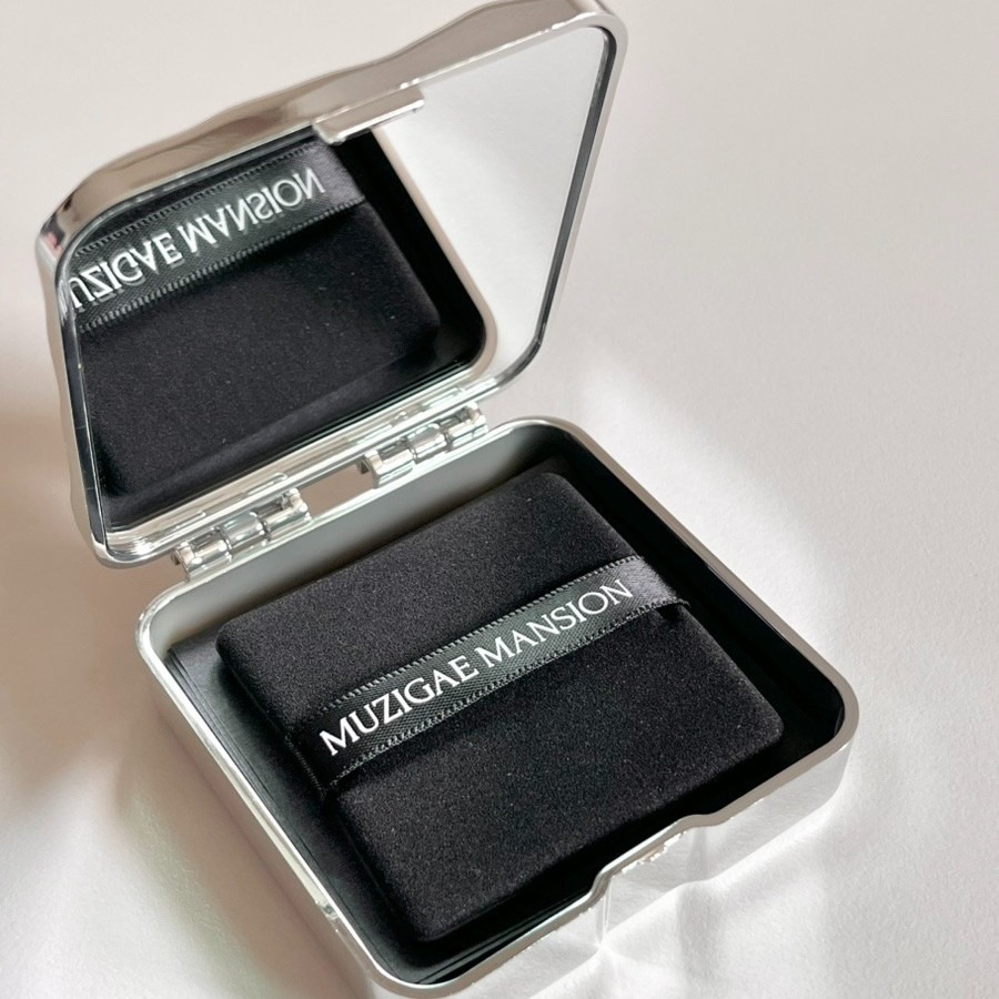 MUZIGAE MANSION｜吸油面紙 補妝神器 鏡面設計 小鏡子 粉撲 攜帶方便 不髒手 乾爽｜AnniuKr｜-細節圖5