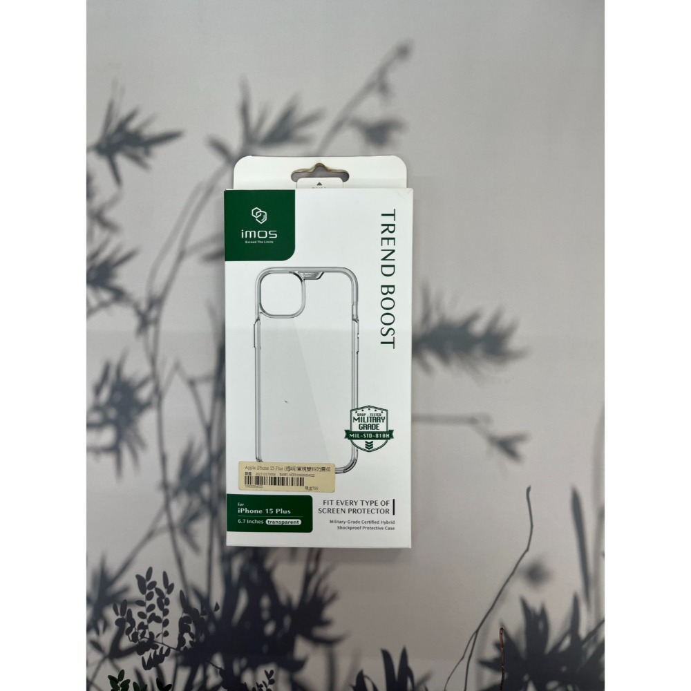 15Plus透明iMOS殼+玻貼