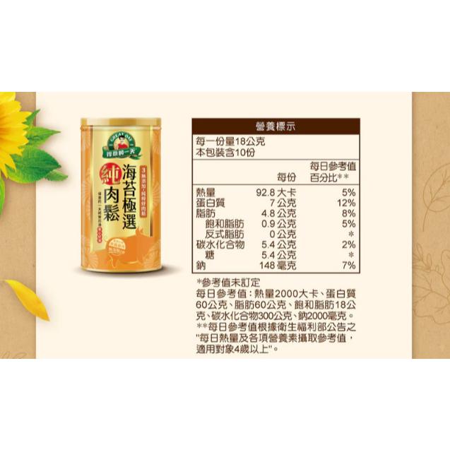 桂格 3瓶宅配免運請聊聊 得意的一天 肉鬆(180g/罐)(芝麻海苔肉鬆/寶寶營養肉鬆香蔬配方/極選肉鬆) quaker-細節圖8