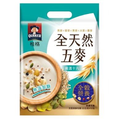 QUAKER 桂格 全天然五麥系列 杏仁核桃/黑穀堅果/藜麥堅果/黑芝麻/山藥-細節圖2