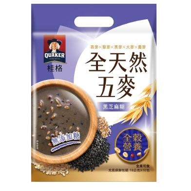QUAKER 桂格 全天然五麥系列 杏仁核桃/黑穀堅果/藜麥堅果/黑芝麻/山藥-細節圖5