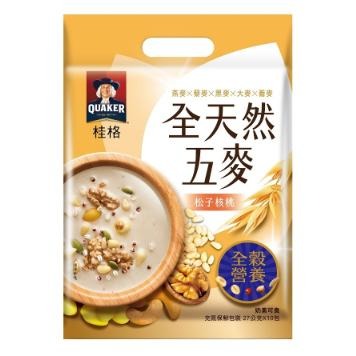 QUAKER 桂格 全天然五麥系列 杏仁核桃/黑穀堅果/藜麥堅果/黑芝麻/山藥-細節圖8