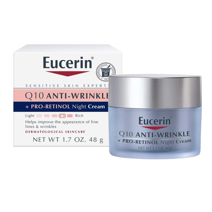 Eucerin 系列 限時買2送1 Q10撫紋保濕乳霜  Retinol 視黃醇 晚霜 伊思妮-細節圖2