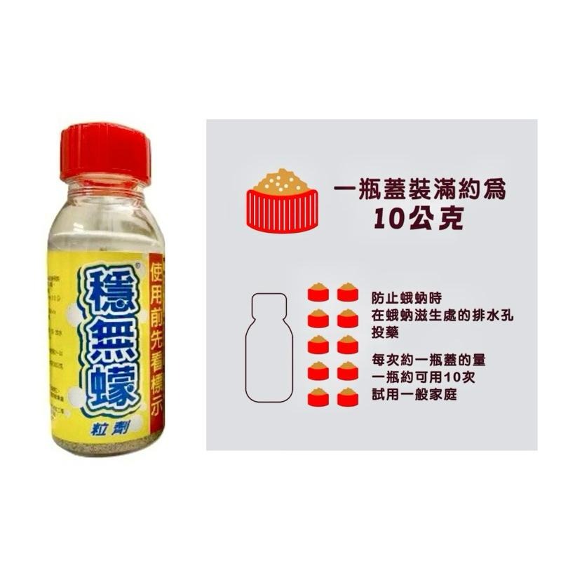 易護家 🏠 薇薾登  穩無蠓 防治 孑孓 蛾蚋幼蟲 昆蟲生長調節粒劑 1kg 100g-細節圖2