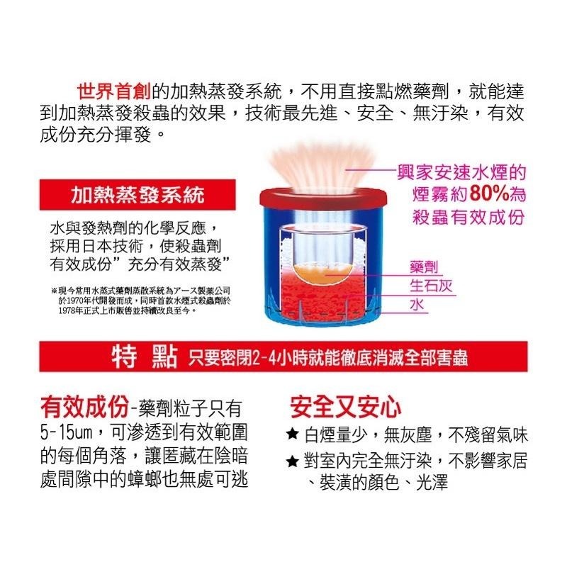 易護家 🏠 興家安速 水煙殺蟲劑 2入經濟包 日本原裝 現貨-細節圖3