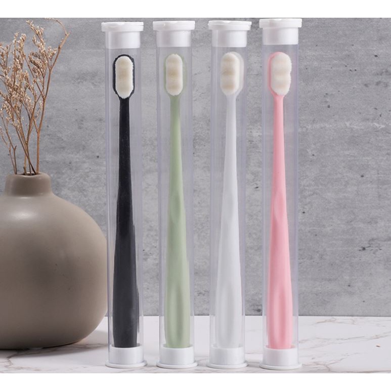 🎁粉色麋鹿🦌📣附發票🌴萬毛牙刷 軟毛牙刷 奈米牙刷 獨立包裝 (1入)【隨機出貨】-細節圖3