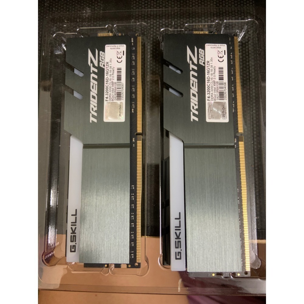 藝奇幻燈8gx2  DDR4 3200 rgb 記憶體芝奇DDR4 3200 8G×2 一對 終保-細節圖3