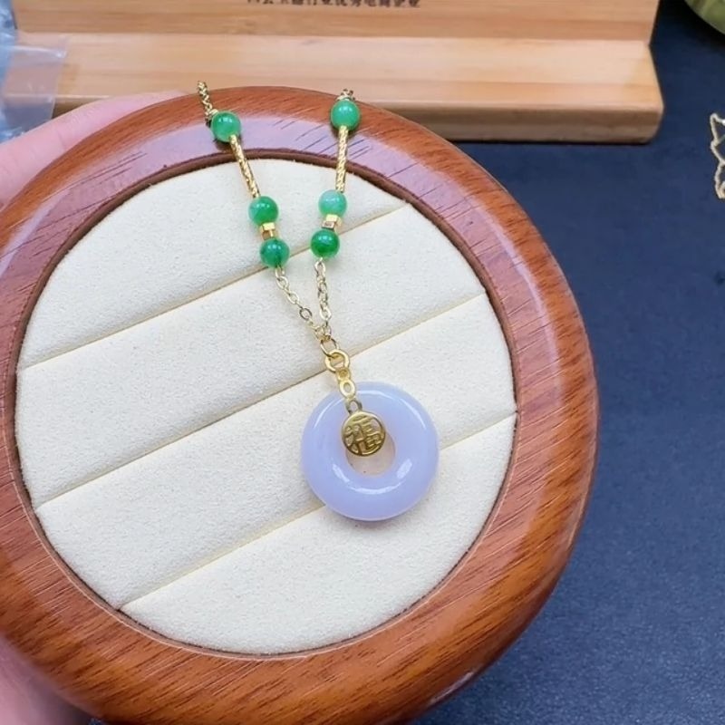 《Always9168翡翠珠寶》C05天然緬甸A貨翡翠掛件吊墜緬料設計款-細節圖6