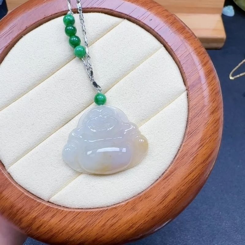 《Always9168翡翠珠寶》C05天然緬甸A貨翡翠掛件吊墜緬料設計款-細節圖8