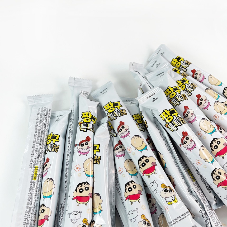 sunyoung 蠟筆小新 跳跳糖巧克力棒 巧克力棒 小新 跳跳糖 巧克力-細節圖6