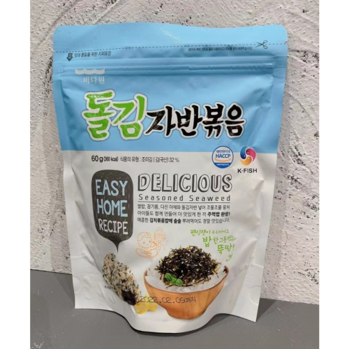 BADAWON 韓國 天然海苔酥 60g 拌飯 海苔捲