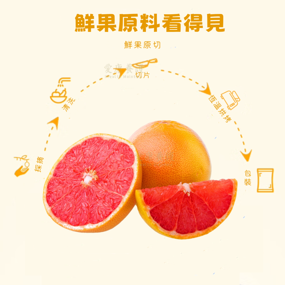 一然健康 葡萄柚乾 果乾水 西柚乾 水果茶 果乾 水果乾 葡萄柚 無糖果乾 天然果乾 果蔬脆 綜合果乾 橘子乾 無添加-細節圖2