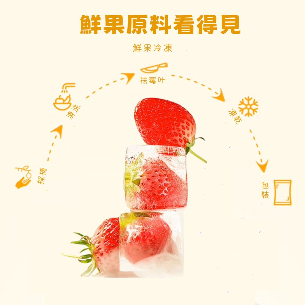 一然健康 草莓乾 天然果乾 草莓凍乾 凍乾草莓 草莓果乾 無糖草莓乾 草莓脆 無糖水果乾 果蔬脆 水果凍乾 無添加-細節圖2