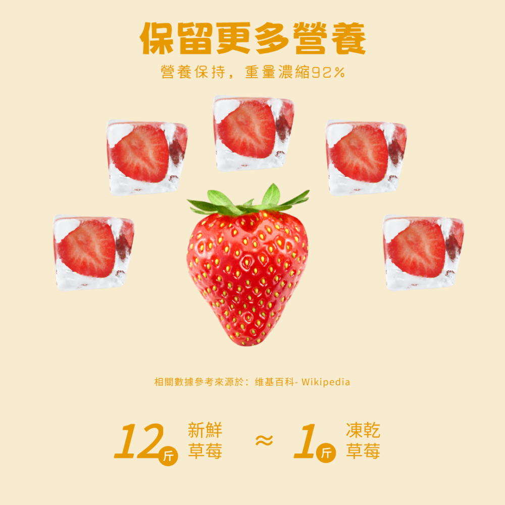 一然健康 草莓乾 天然果乾 草莓凍乾 凍乾草莓 草莓果乾 無糖草莓乾 草莓脆 無糖水果乾 果蔬脆 水果凍乾 無添加-細節圖3