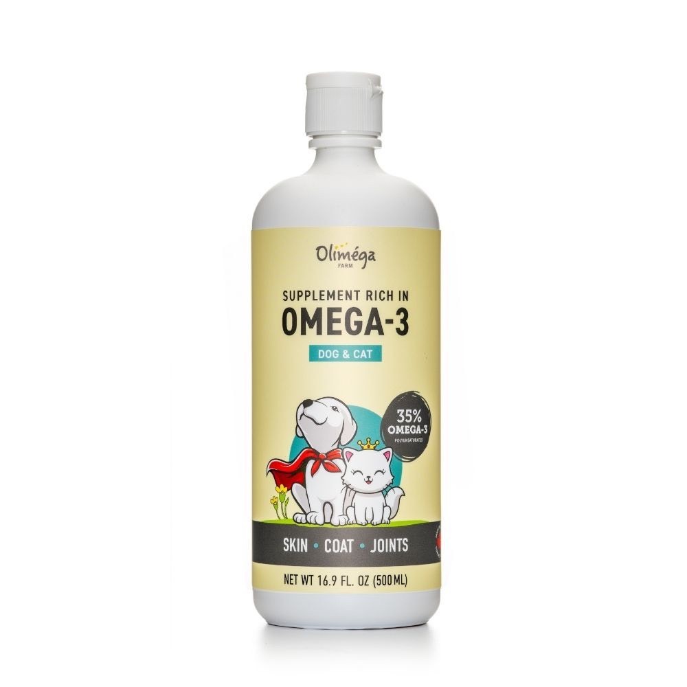 現貨-Olimega Farm 加拿大Omega-3寵物補給冷壓薺藍籽油500mL 寵物保健 寵物補充 寵物油 關節照護-規格圖7