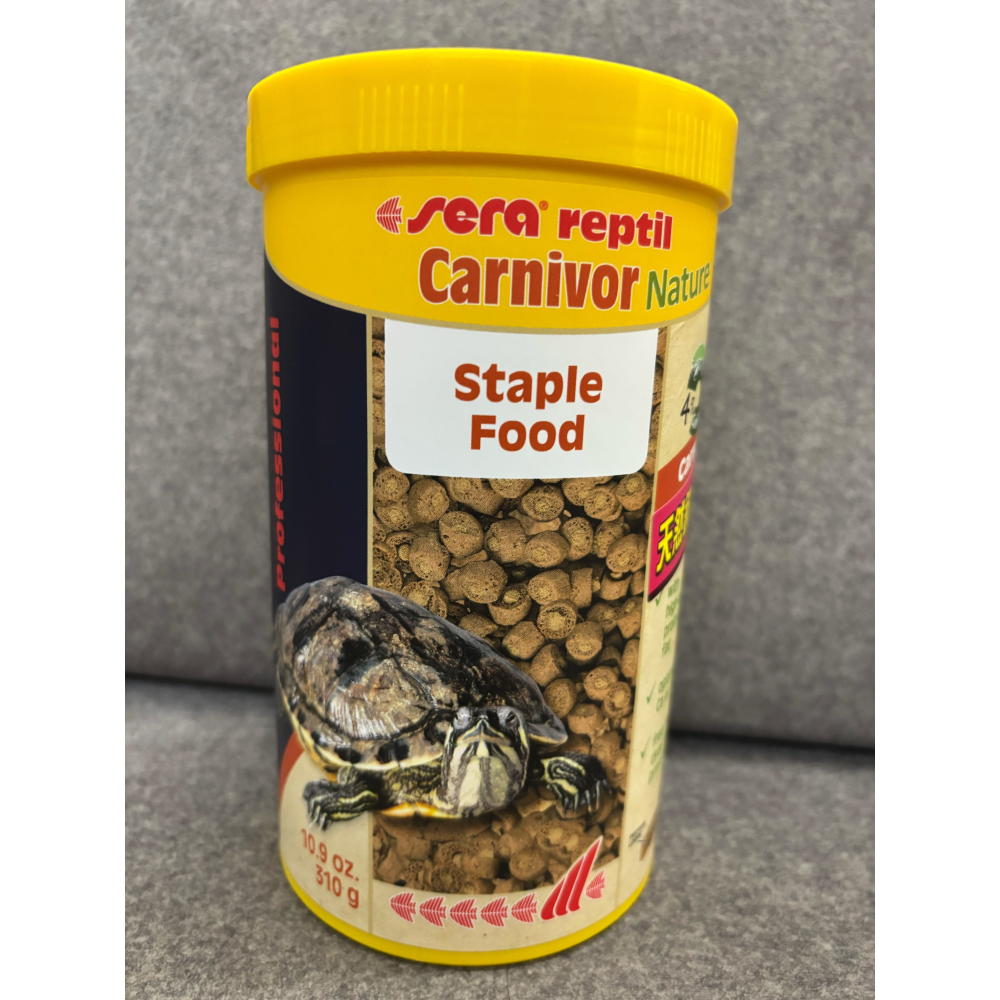 德國品牌 Sera 喜瑞 水龜天然飼料 澤箱龜主食飼料 條狀飼料 100ml~1000ml 添加鉤蝦配方 甜甜圈飼料-細節圖3