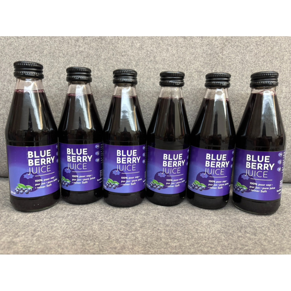 現貨Delicious 好味 藍莓汁 Blue Berry Juice 藍莓 果汁 荷蘭 100% 純藍莓汁 200ml-細節圖5